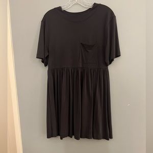XS dark grey Urban Outfitters frock/shift dress with short sleeves